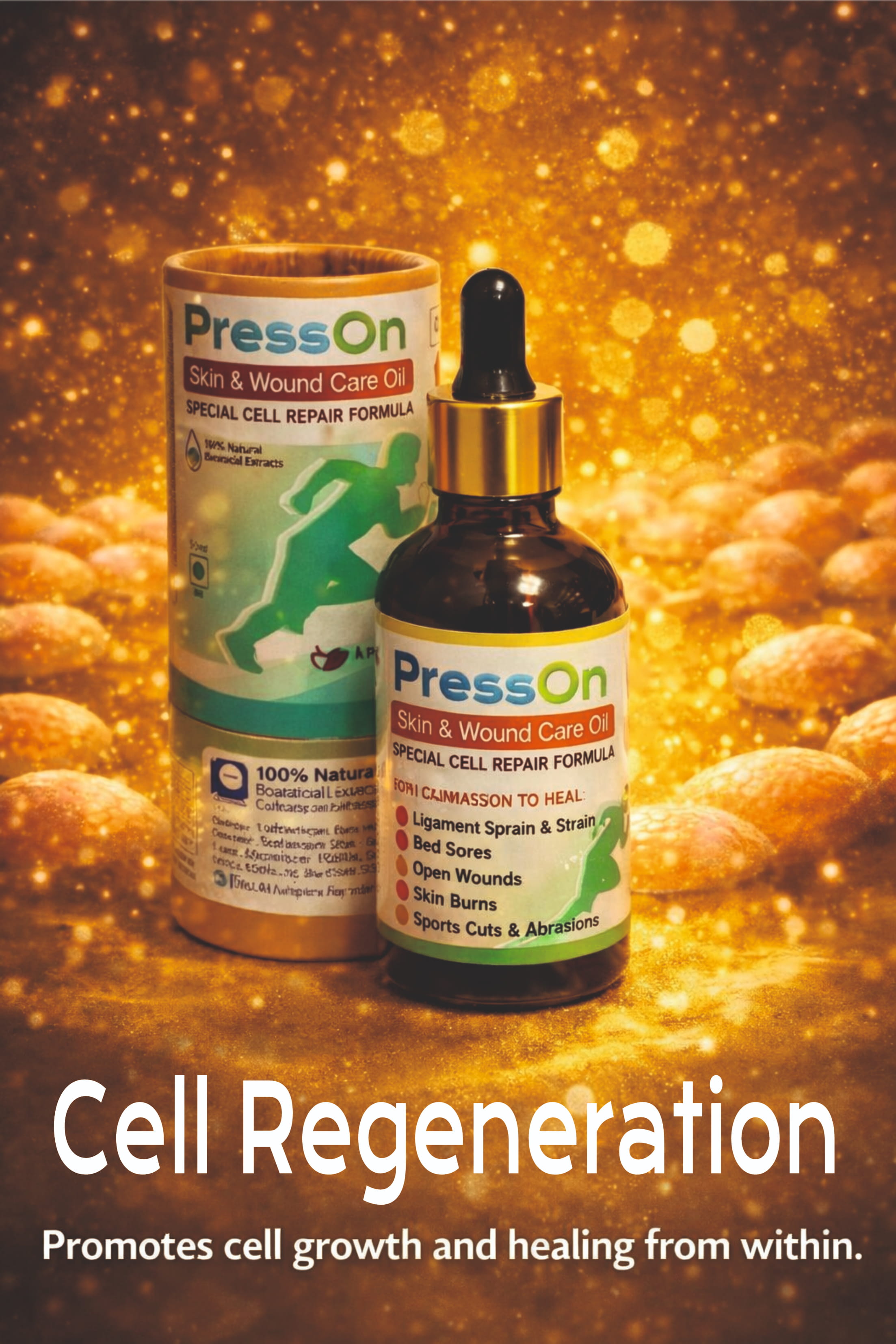 PressOn - Cell-proliferation & Cell regeneration, for bed-sore treatement